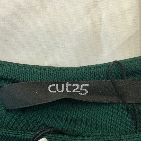 CUT 25 YIGAL AZROUEL NWT GREEN Ruched Midi Dress